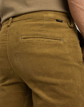 Lee Slim Chino Męskie Spodnie Sztruksowe Tumbleweed L71LAXDH 112321640